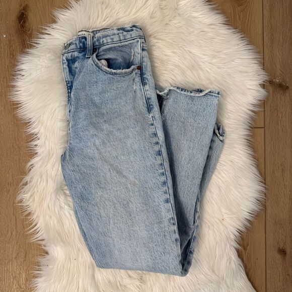 [Abercrombie & Fitch] Blue Straight Leg Jeans - Size 27/4R - Picture 1 of 4